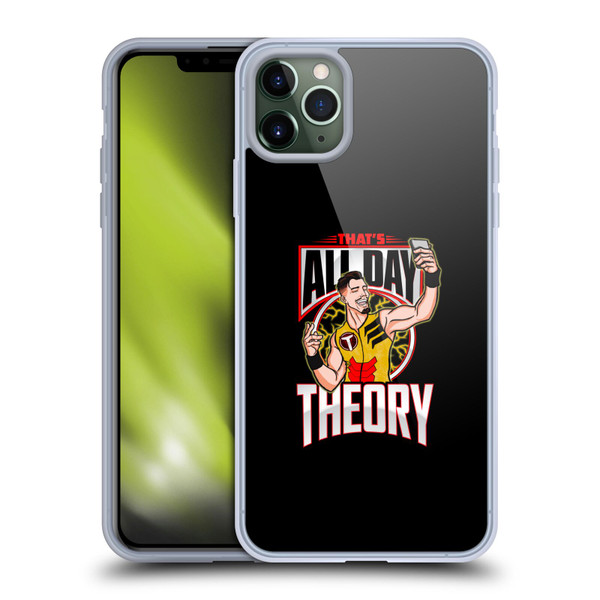 WWE Austin Theory All Day Theory Soft Gel Case for Apple iPhone 11 Pro Max