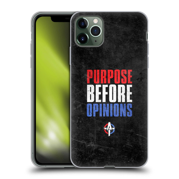 WWE Austin Theory Purpose Before Opinions Soft Gel Case for Apple iPhone 11 Pro Max