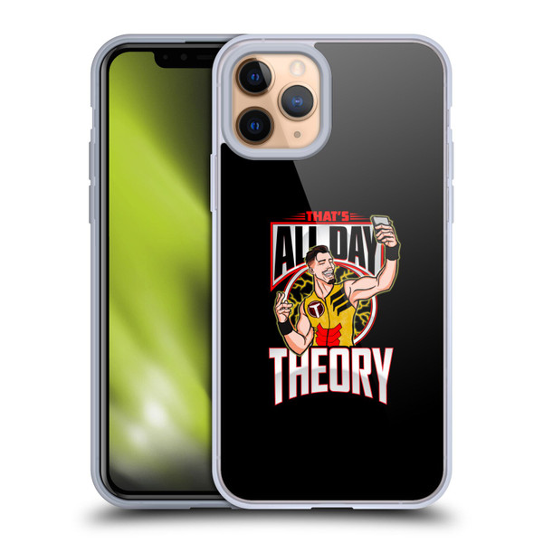WWE Austin Theory All Day Theory Soft Gel Case for Apple iPhone 11 Pro