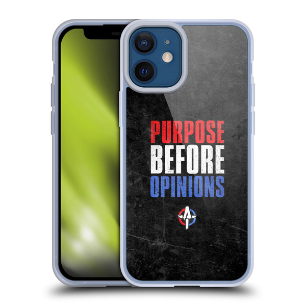 WWE Austin Theory Purpose Before Opinions Soft Gel Case for Apple iPhone 12 Mini