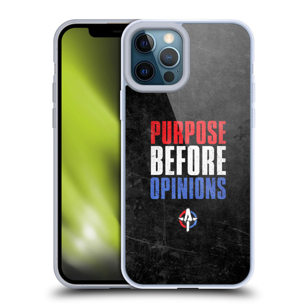 WWE Austin Theory Purpose Before Opinions Soft Gel Case for Apple iPhone 12 Pro Max