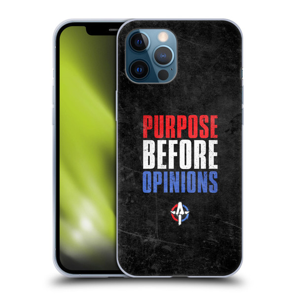 WWE Austin Theory Purpose Before Opinions Soft Gel Case for Apple iPhone 12 Pro Max