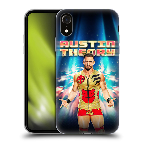 WWE Austin Theory Portrait Soft Gel Case for Apple iPhone XR
