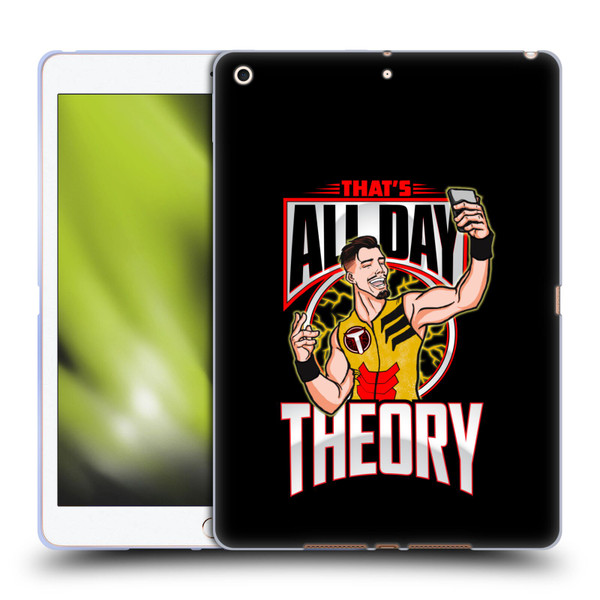 WWE Austin Theory All Day Theory Soft Gel Case for Apple iPad 10.2 2019/2020/2021