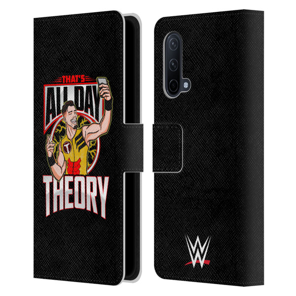 WWE Austin Theory All Day Theory Leather Book Wallet Case Cover For OnePlus Nord CE 5G