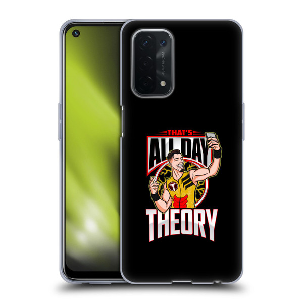WWE Austin Theory All Day Theory Soft Gel Case for OPPO A54 5G