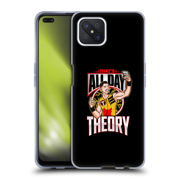 WWE Austin Theory All Day Theory Soft Gel Case for OPPO Reno4 Z 5G