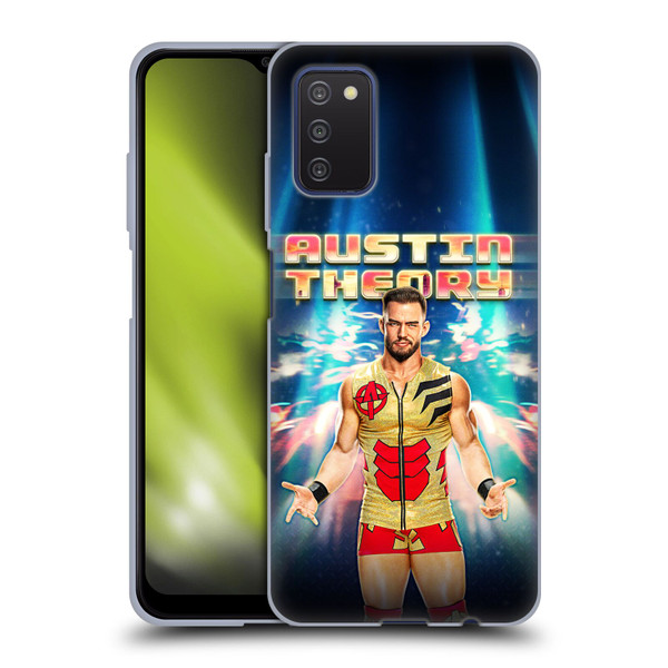 WWE Austin Theory Portrait Soft Gel Case for Samsung Galaxy A03s (2021)