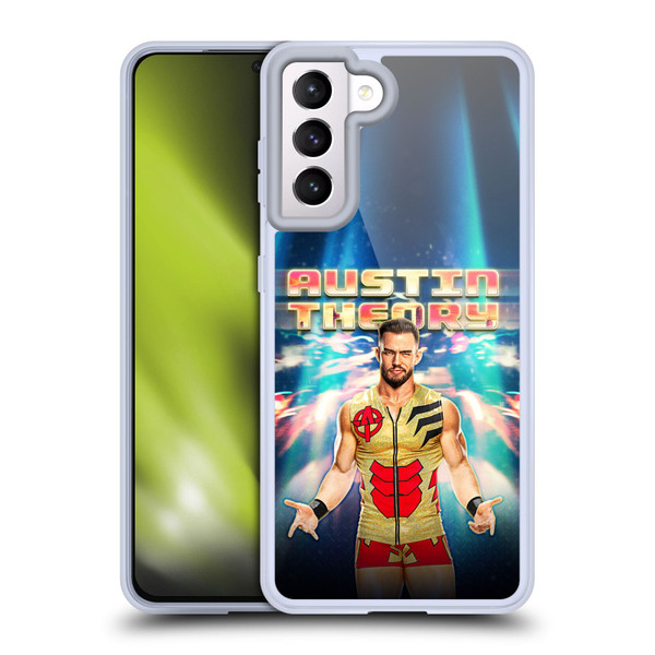 WWE Austin Theory Portrait Soft Gel Case for Samsung Galaxy S21 5G