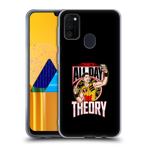 WWE Austin Theory All Day Theory Soft Gel Case for Samsung Galaxy M30s (2019)/M21 (2020)