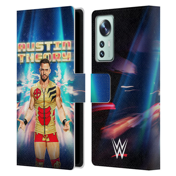 WWE Austin Theory Portrait Leather Book Wallet Case Cover For Xiaomi 12