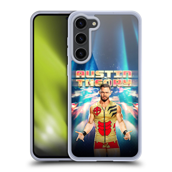 WWE Austin Theory Portrait Soft Gel Case for Samsung Galaxy S23+ 5G