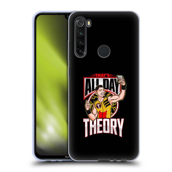 WWE Austin Theory All Day Theory Soft Gel Case for Xiaomi Redmi Note 8T