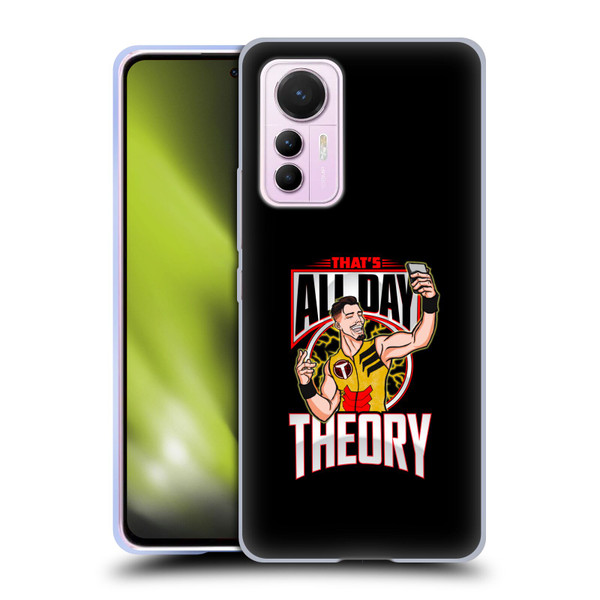 WWE Austin Theory All Day Theory Soft Gel Case for Xiaomi 12 Lite