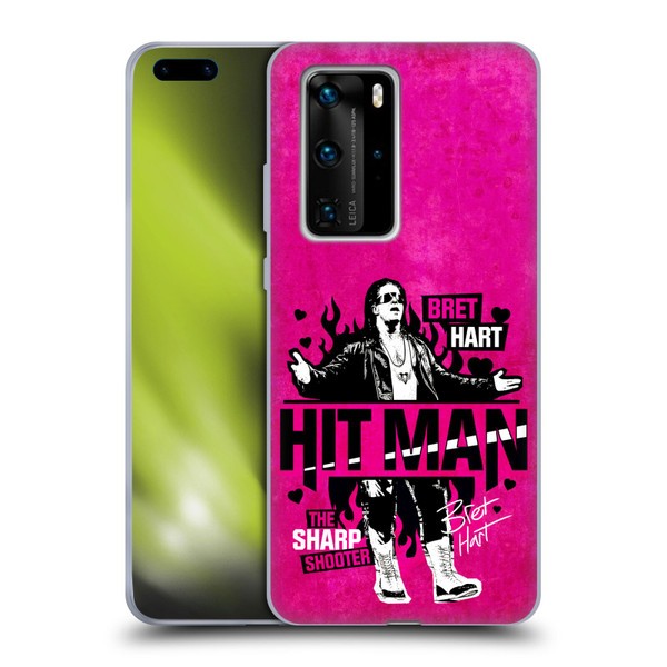 WWE Bret Hart Hitman Soft Gel Case for Huawei P40 Pro / P40 Pro Plus 5G