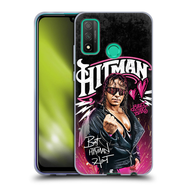 WWE Bret Hart Hitman Graphics Soft Gel Case for Huawei P Smart (2020)
