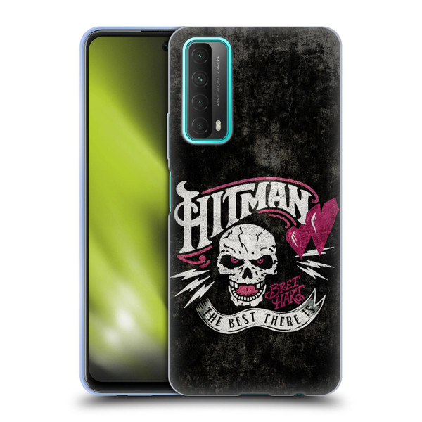 WWE Bret Hart Hitman Logo Soft Gel Case for Huawei P Smart (2021)