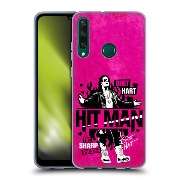 WWE Bret Hart Hitman Soft Gel Case for Huawei Y6p