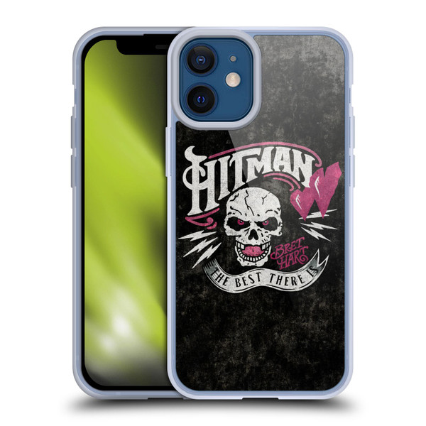 WWE Bret Hart Hitman Logo Soft Gel Case for Apple iPhone 12 Mini