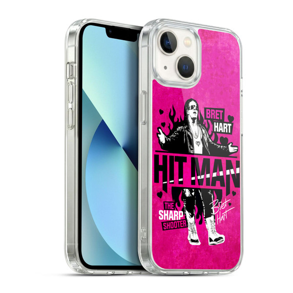 WWE Bret Hart Hitman Soft Gel Case for Apple iPhone 13