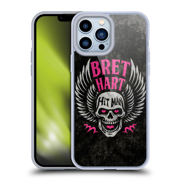 WWE Bret Hart Hitman Skull Soft Gel Case for Apple iPhone 13 Pro Max