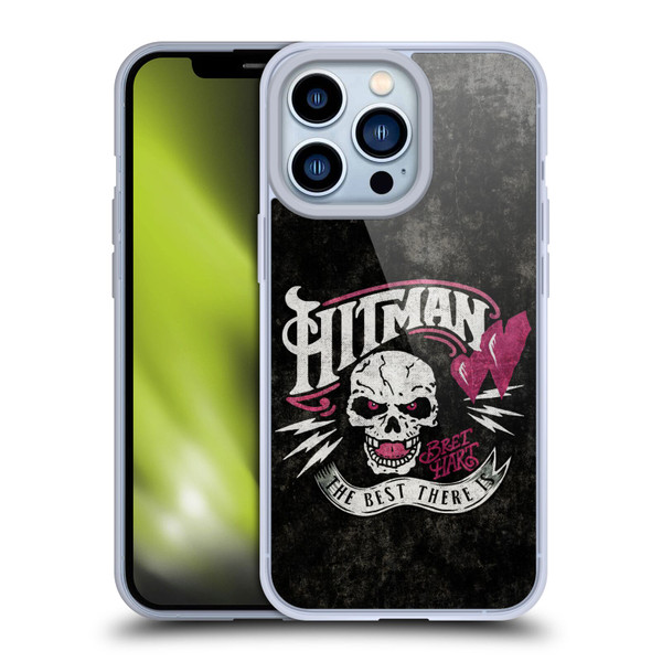 WWE Bret Hart Hitman Logo Soft Gel Case for Apple iPhone 13 Pro
