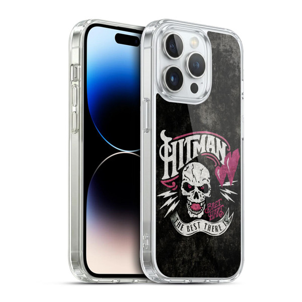 WWE Bret Hart Hitman Logo Soft Gel Case for Apple iPhone 13 Pro & MagSafe
