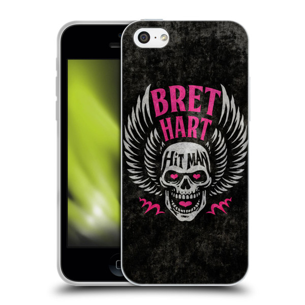 WWE Bret Hart Hitman Skull Soft Gel Case for Apple iPhone 5c