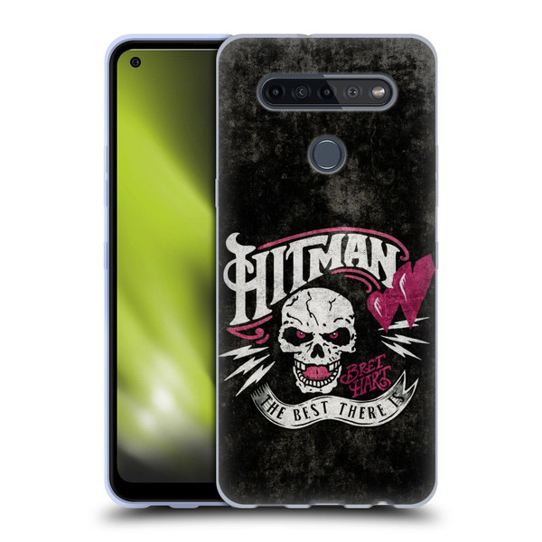 WWE Bret Hart Hitman Logo Soft Gel Case for LG K51S