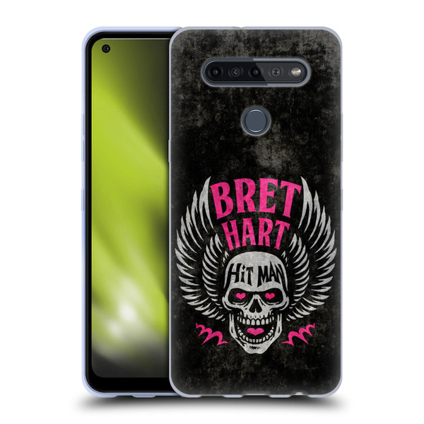 WWE Bret Hart Hitman Skull Soft Gel Case for LG K51S