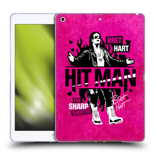 WWE Bret Hart Hitman Soft Gel Case for Apple iPad 10.2 2019/2020/2021