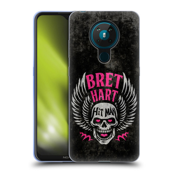 WWE Bret Hart Hitman Skull Soft Gel Case for Nokia 5.3