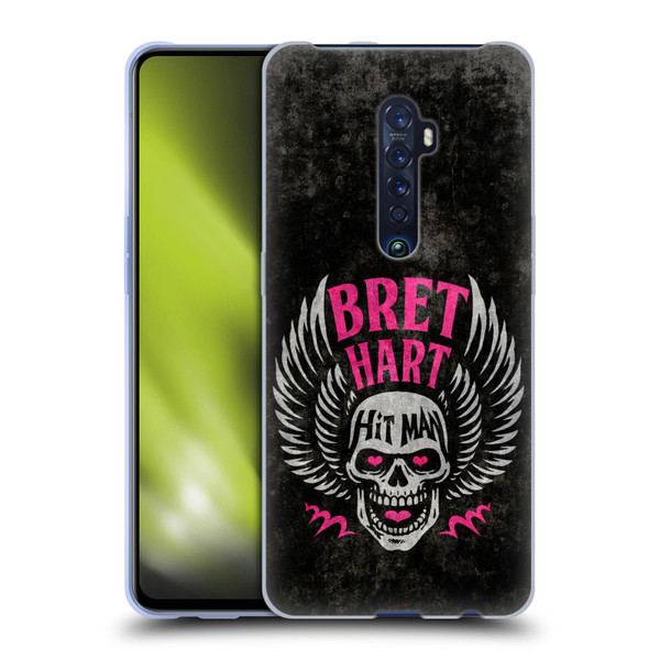 WWE Bret Hart Hitman Skull Soft Gel Case for OPPO Reno 2