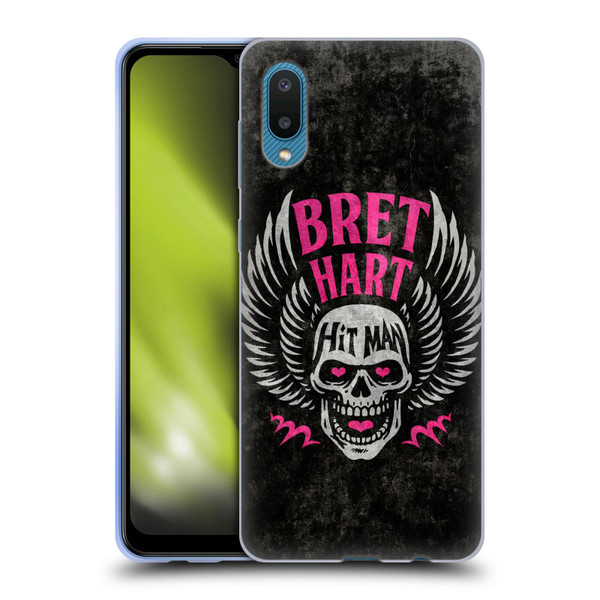WWE Bret Hart Hitman Skull Soft Gel Case for Samsung Galaxy A02/M02 (2021)