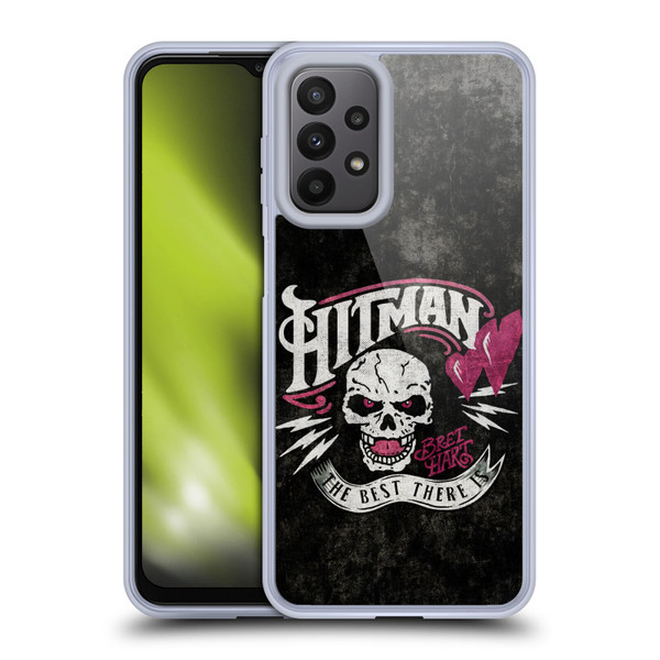 WWE Bret Hart Hitman Logo Soft Gel Case for Samsung Galaxy A23 / 5G (2022)