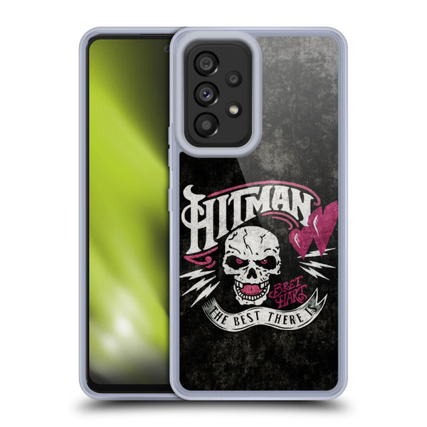 WWE Bret Hart Hitman Logo Soft Gel Case for Samsung Galaxy A53 5G (2022)