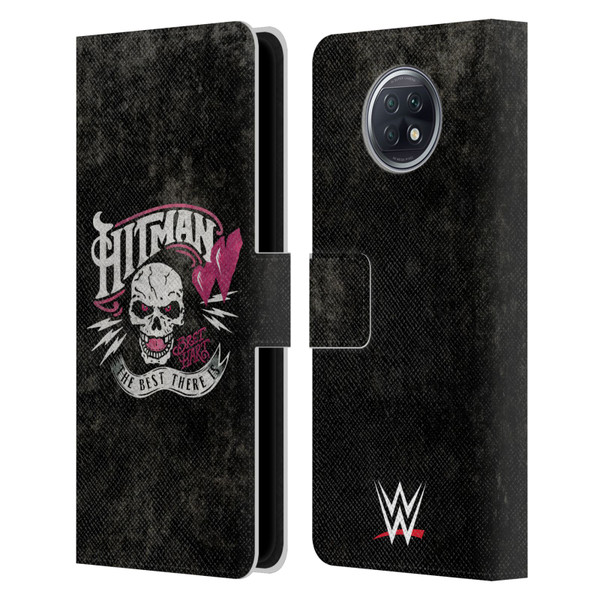 WWE Bret Hart Hitman Logo Leather Book Wallet Case Cover For Xiaomi Redmi Note 9T 5G