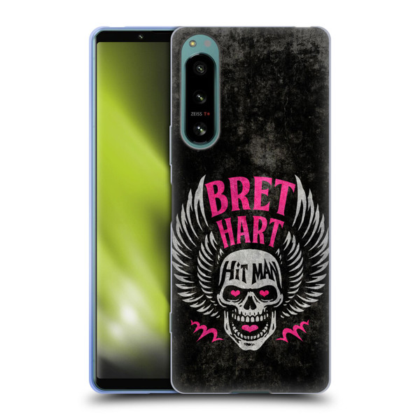 WWE Bret Hart Hitman Skull Soft Gel Case for Sony Xperia 5 IV