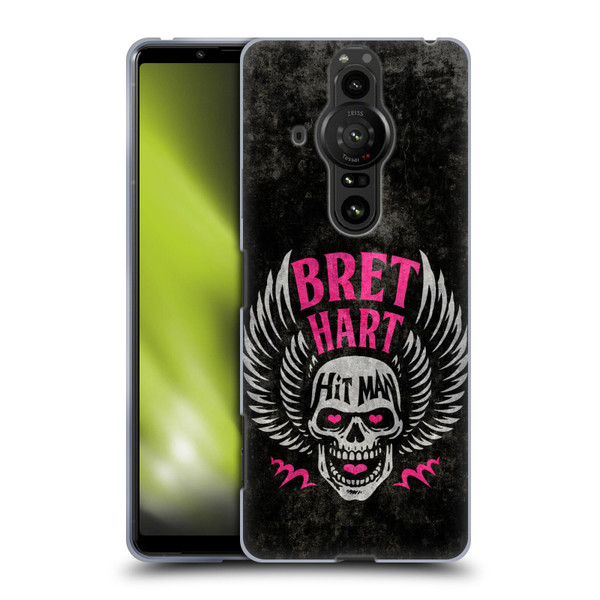 WWE Bret Hart Hitman Skull Soft Gel Case for Sony Xperia Pro-I