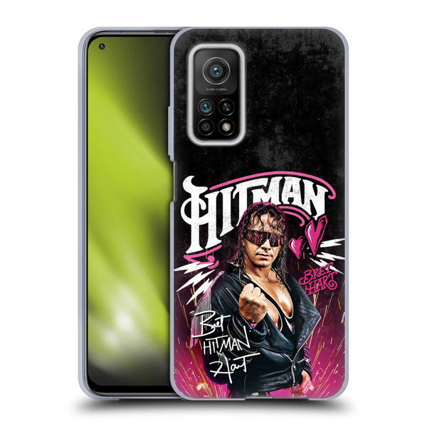 WWE Bret Hart Hitman Graphics Soft Gel Case for Xiaomi Mi 10T 5G