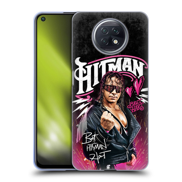 WWE Bret Hart Hitman Graphics Soft Gel Case for Xiaomi Redmi Note 9T 5G