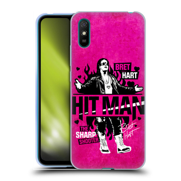 WWE Bret Hart Hitman Soft Gel Case for Xiaomi Redmi 9A / Redmi 9AT