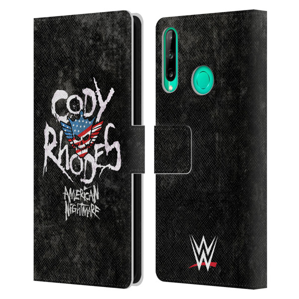 WWE Cody Rhodes Distressed Name Leather Book Wallet Case Cover For Huawei P40 lite E