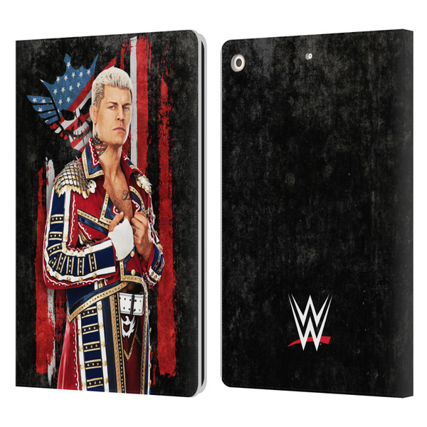 WWE Cody Rhodes Superstar Flag Leather Book Wallet Case Cover For Apple iPad 10.2 2019/2020/2021