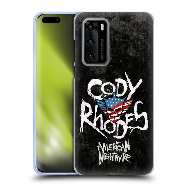WWE Cody Rhodes Distressed Name Soft Gel Case for Huawei P40 5G