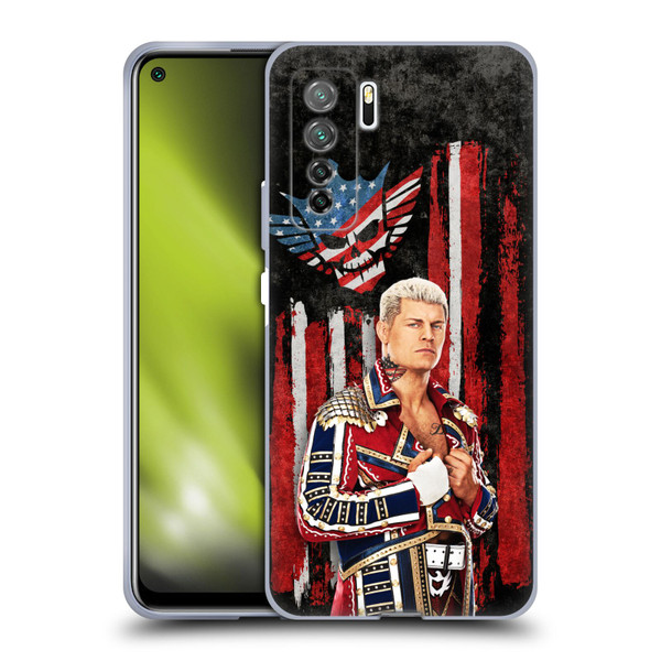 WWE Cody Rhodes American Nightmare Flag Soft Gel Case for Huawei Nova 7 SE/P40 Lite 5G