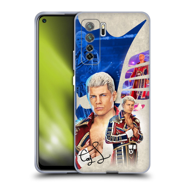 WWE Cody Rhodes Superstar Graphics Soft Gel Case for Huawei Nova 7 SE/P40 Lite 5G