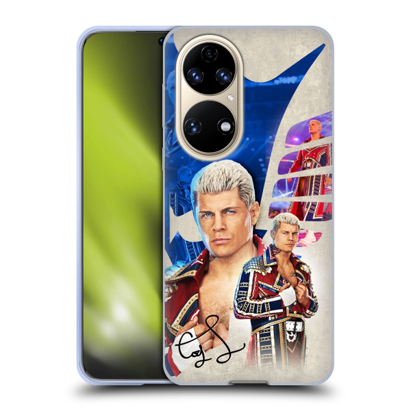 WWE Cody Rhodes Superstar Graphics Soft Gel Case for Huawei P50