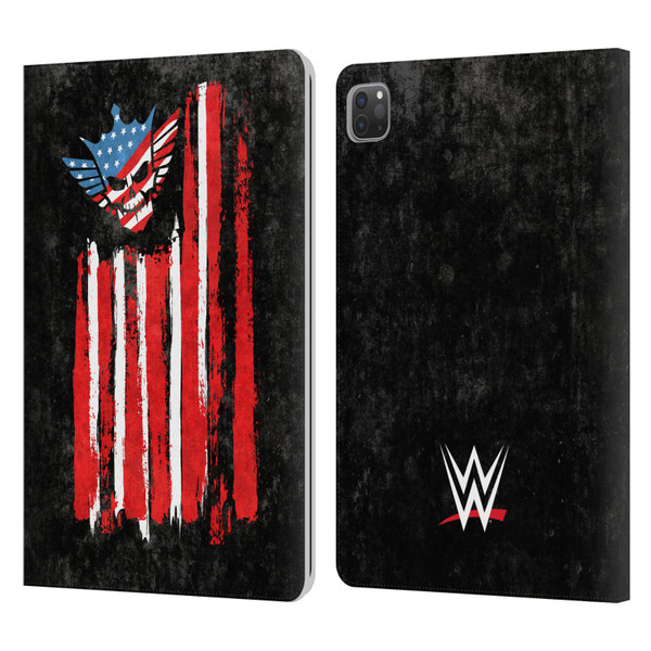 WWE Cody Rhodes American Nightmare Flag Leather Book Wallet Case Cover For Apple iPad Pro 11 2020 / 2021 / 2022