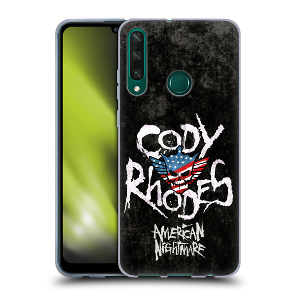 WWE Cody Rhodes Distressed Name Soft Gel Case for Huawei Y6p